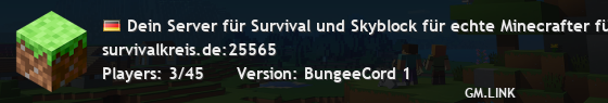 Dein Server für Survival und Skyblock für echte Minecrafter für Version 1.10 - 1.21.x