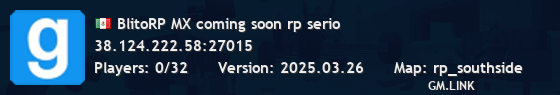 BlitoRP MX coming soon rp serio