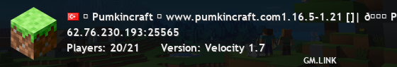 ⭐ Pumkincraft ⭐ www.pumkincraft.com1.16.5-1.21 []| 💎 Premium Kalite | Ekonomi | Rekabet | !