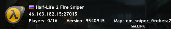 Half-Life 2 Fire Sniper