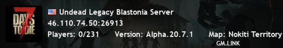 Undead Legacy Blastonia Server