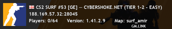 CS2 SURF #53 [GE] — CYBERSHOKE.NET (TIER 1-2 - EASY)