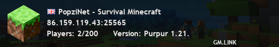 PopziNet - Survival Minecraft