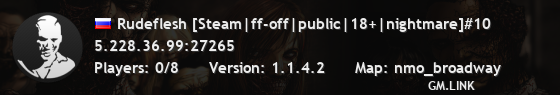 Rudeflesh [Steam|ff-off|public|18+|nightmare]#10