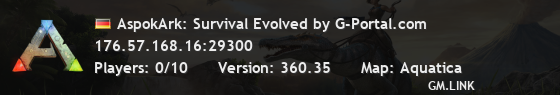 AspokArk: Survival Evolved by G-Portal.com