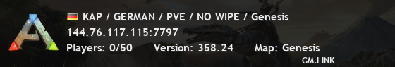 KAP / GERMAN / PVE / NO WIPE / Genesis