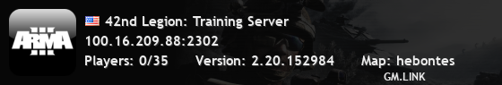42nd Legion: Training Server