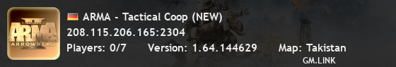ARMA - Tactical Coop (NEW)