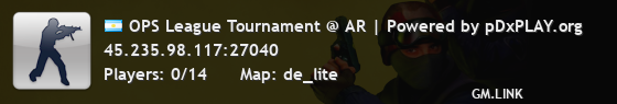 OPS League Tournament @ AR | Powered by pDxPLAY.org