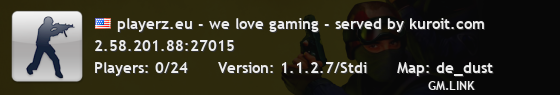 playerz.eu - we love gaming - served by kuroit.com
