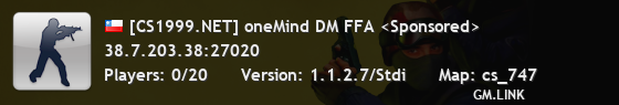 [CS1999.NET] oneMind DM FFA <Sponsored>