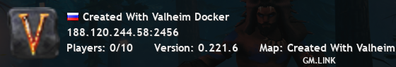 Created With Valheim Docker
