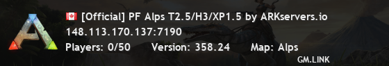 [Official] PF Alps T2.5/H3/XP1.5 by ARKservers.io