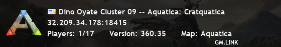 Dino Oyate Cluster 09 -- Aquatica: Cratquatica