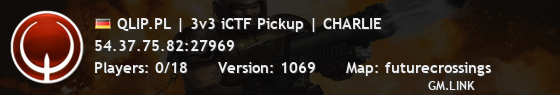 QLIP.PL | 3v3 iCTF Pickup | CHARLIE