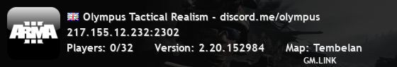 Olympus Tactical Realism - discord.me/olympus