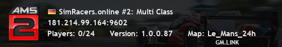 SimRacers.online #2: Multi Class