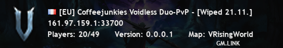 [EU] Coffeejunkies Voidless Duo-PvP - [Wiped 21.11.]