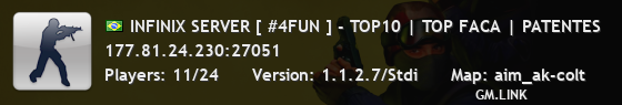INFINIX SERVER [ #4FUN ] - TOP10 | TOP FACA | PATENTES