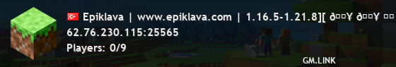 Epiklava | www.epiklava.com | 1.16.5-1.21.8][ 🔥 🔥 ᴇɴ ɪʏɪ ᴛüʀᴋ sᴜʀᴠɪᴠᴀʟ sᴜɴᴜᴄᴜsᴜ ʙᴜʀᴀᴅᴀ!