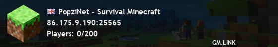 PopziNet - Survival Minecraft