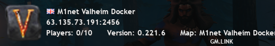 M1net Valheim Docker