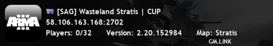 [SAG] Wasteland Stratis | CUP