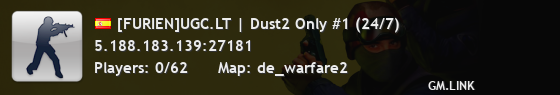 [FURIEN]UGC.LT | Dust2 Only #1 (24/7)