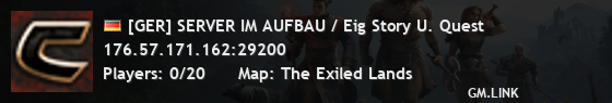 [GER] SERVER IM AUFBAU / Eig Story U. Quest