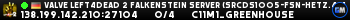 Valve Left4Dead 2 Falkenstein Server (srcds1005-fsn-hetz.421.90