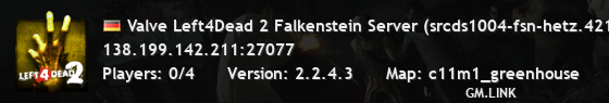 Valve Left4Dead 2 Falkenstein Server (srcds1004-fsn-hetz.421.63