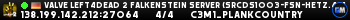 Valve Left4Dead 2 Falkenstein Server (srcds1003-fsn-hetz.421.50