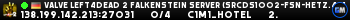 Valve Left4Dead 2 Falkenstein Server (srcds1002-fsn-hetz.421.17