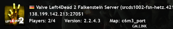 Valve Left4Dead 2 Falkenstein Server (srcds1002-fsn-hetz.421.37