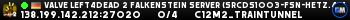 Valve Left4Dead 2 Falkenstein Server (srcds1003-fsn-hetz.421.6)