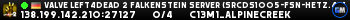 Valve Left4Dead 2 Falkenstein Server (srcds1005-fsn-hetz.421.11
