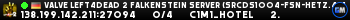 Valve Left4Dead 2 Falkenstein Server (srcds1004-fsn-hetz.421.80