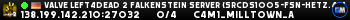 Valve Left4Dead 2 Falkenstein Server (srcds1005-fsn-hetz.421.18