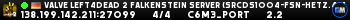 Valve Left4Dead 2 Falkenstein Server (srcds1004-fsn-hetz.421.85