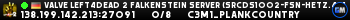 Valve Left4Dead 2 Falkenstein Server (srcds1002-fsn-hetz.421.77