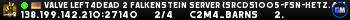 Valve Left4Dead 2 Falkenstein Server (srcds1005-fsn-hetz.421.12