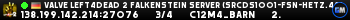 Valve Left4Dead 2 Falkenstein Server (srcds1001-fsn-hetz.421.62