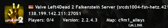 Valve Left4Dead 2 Falkenstein Server (srcds1004-fsn-hetz.421.37