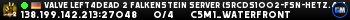 Valve Left4Dead 2 Falkenstein Server (srcds1002-fsn-hetz.421.34