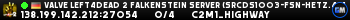 Valve Left4Dead 2 Falkenstein Server (srcds1003-fsn-hetz.421.40