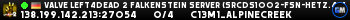 Valve Left4Dead 2 Falkenstein Server (srcds1002-fsn-hetz.421.40