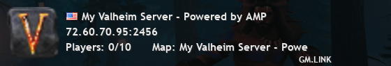 My Valheim Server - Powered by AMP