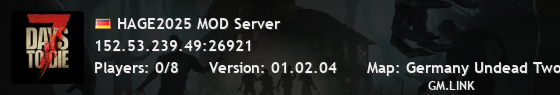 HAGE2025 MOD Server