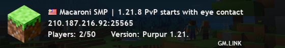 Macaroni SMP | 1.21.8 First to fall becomes the story