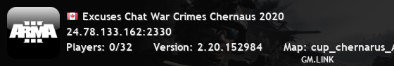 Excuses Chat War Crimes Chernaus 2020